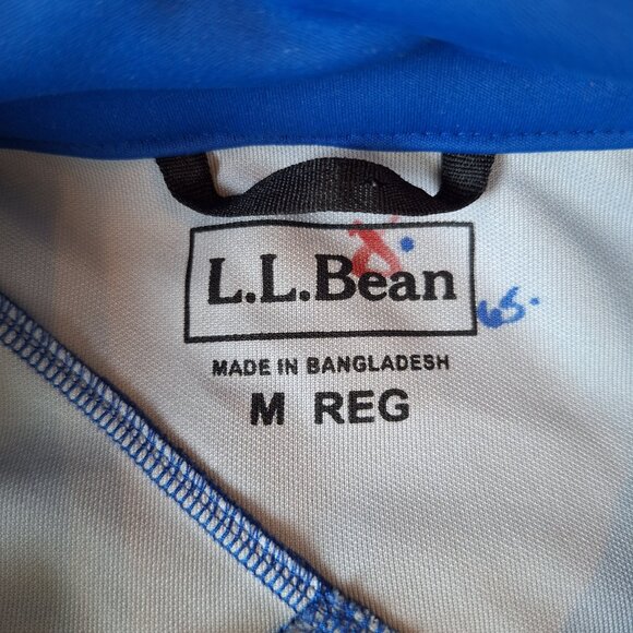 LL Bean Jacket Mens Medium Blue Gore Windstopper Soft Shell Lined Outdoor Hiking - Picture 4 of 14